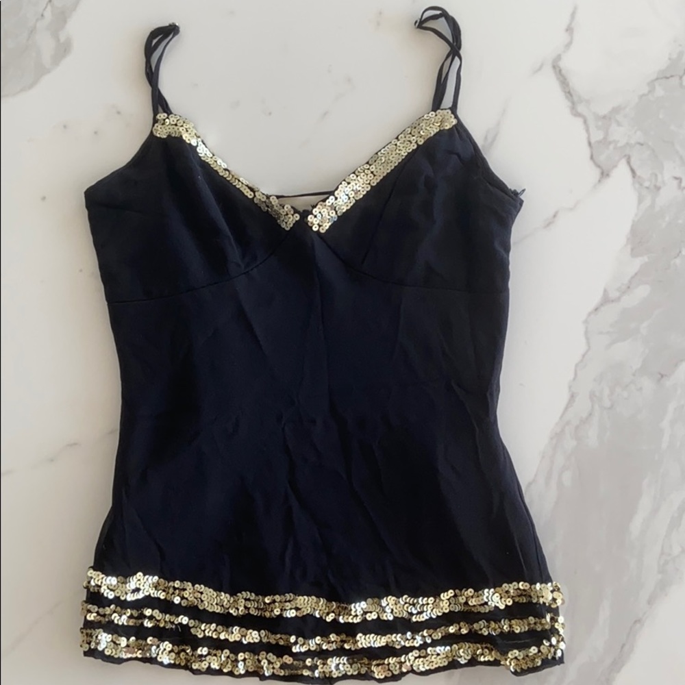 Black Gold party top 🔥